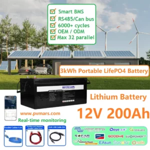 12v 200ah lithium battery