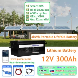 12v 300ah lithium battery
